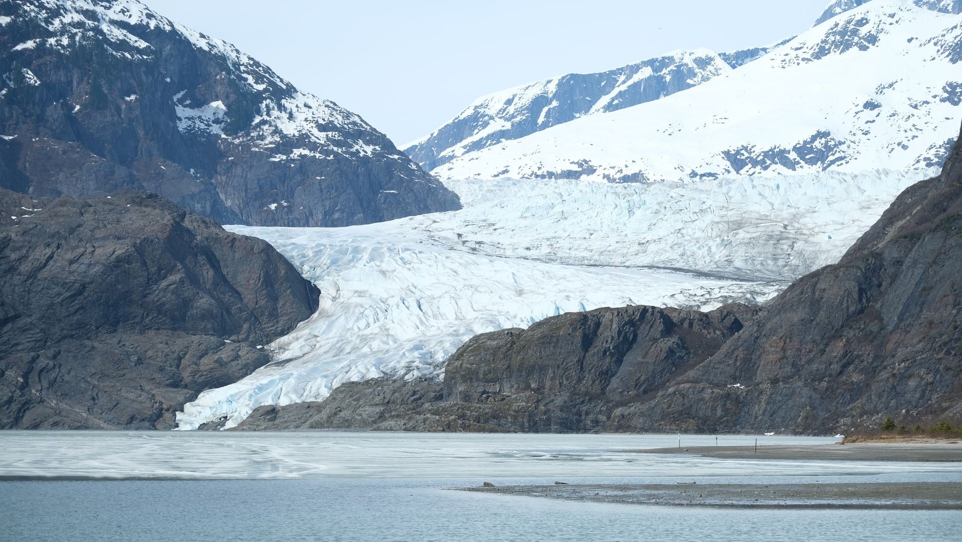 Mendenhall Glacier near Juneau, Alaska