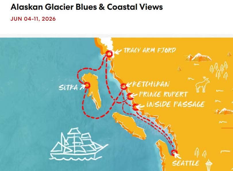 Alaska Itinerary Route Map