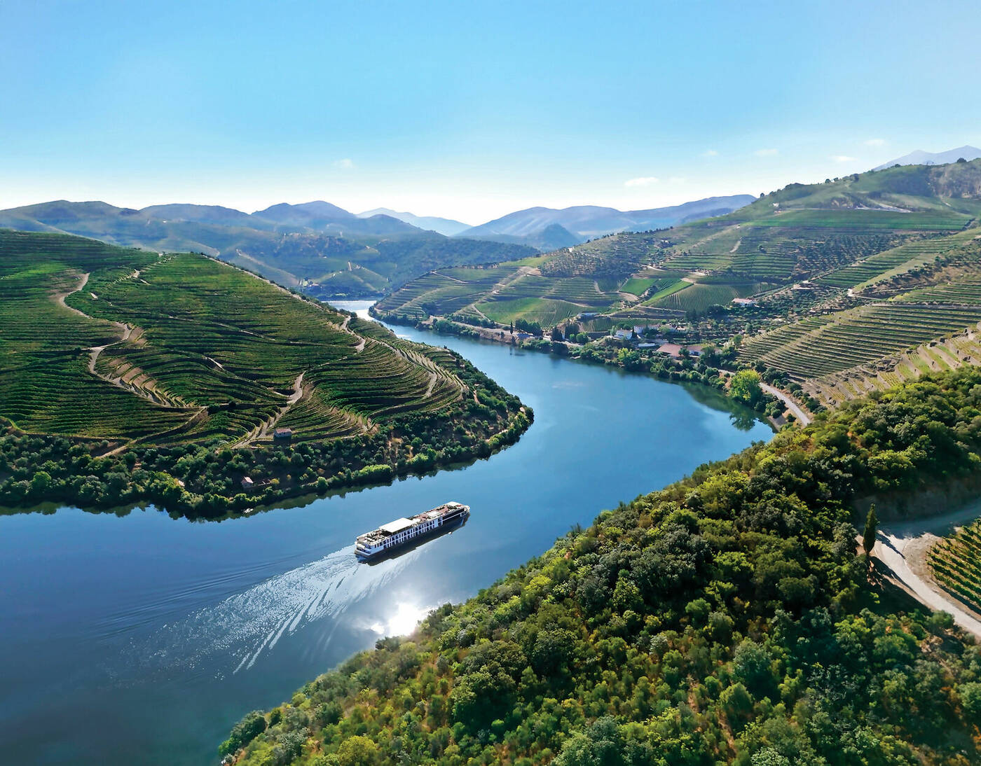 AmaVida ship on the Douro River