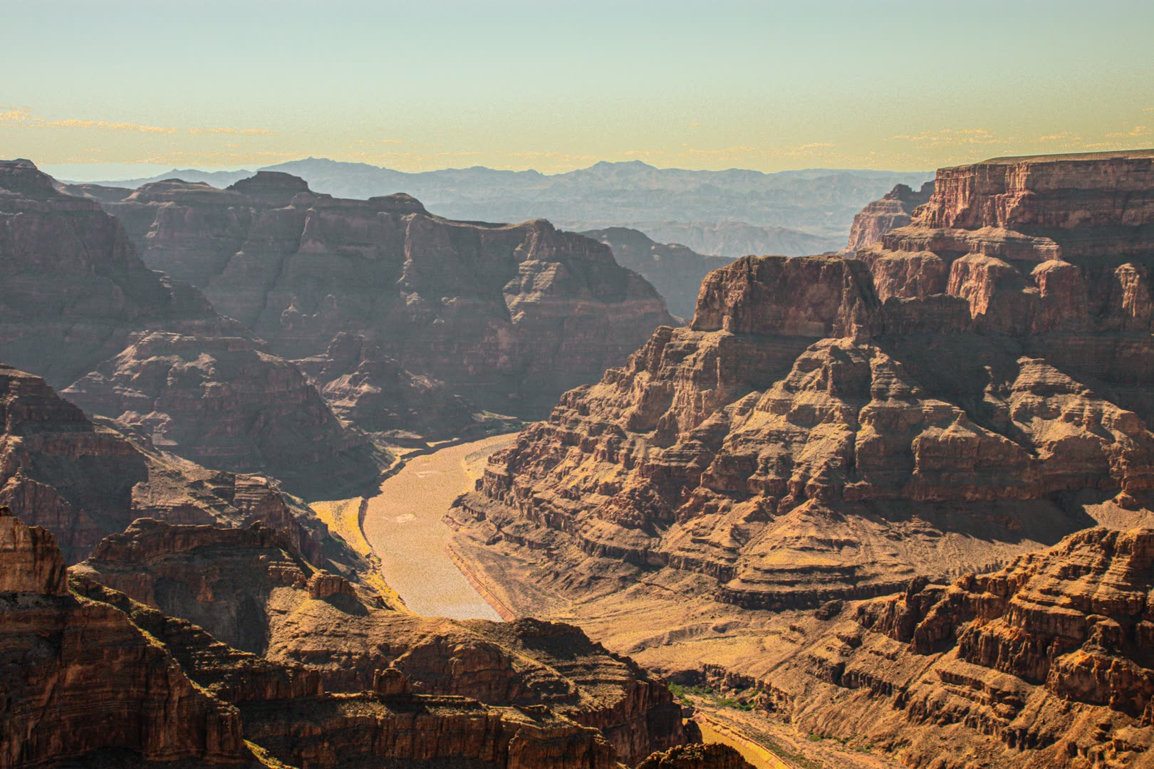 Southwest red rock canyon landscape with dramatic formations