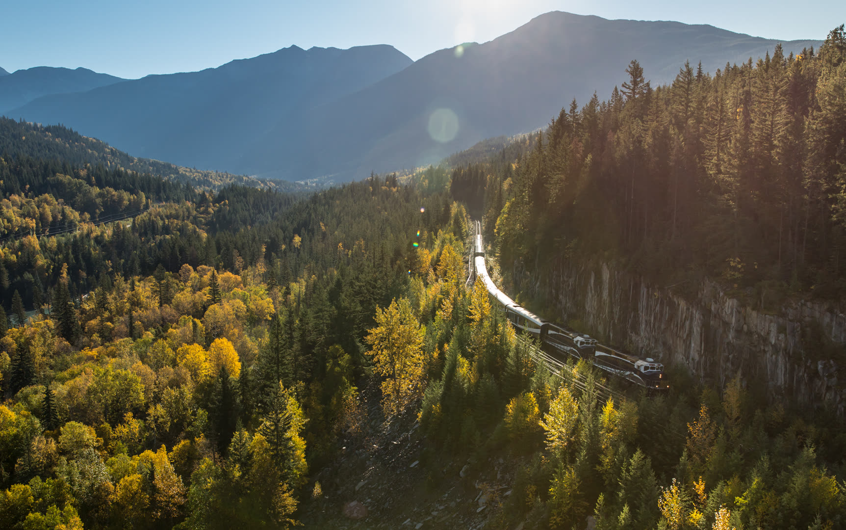 Rocky Mountaineer helicopter and train experience