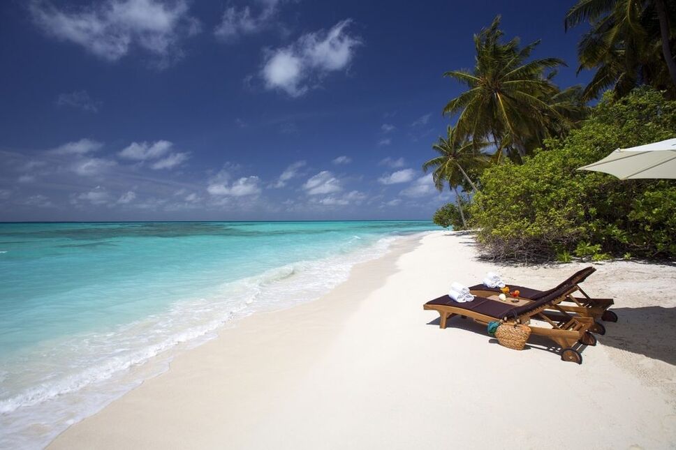 white sand beach