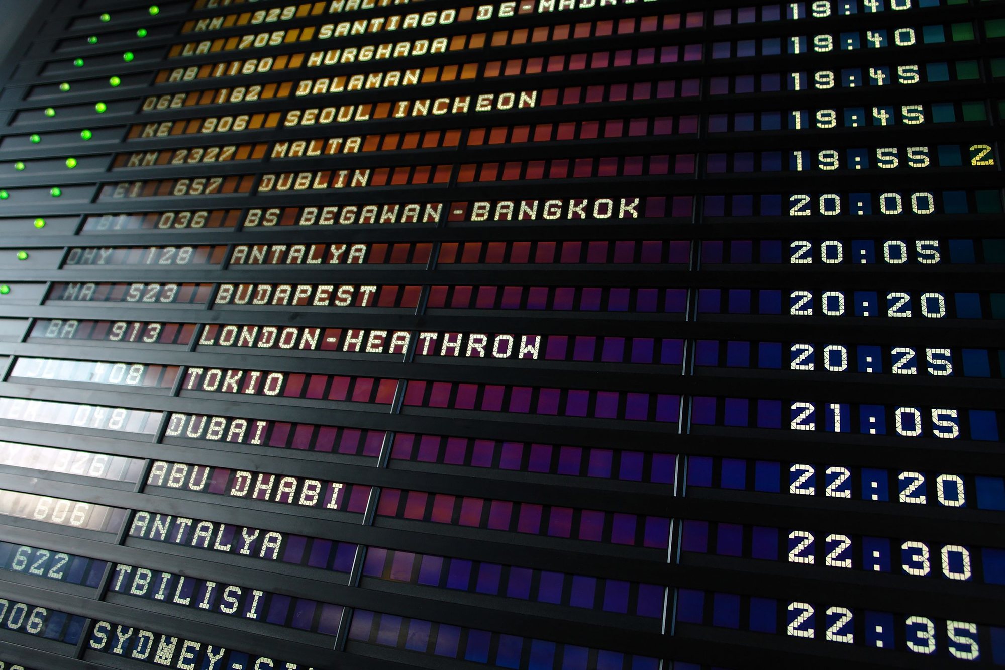 Edinburgh Airport Departure