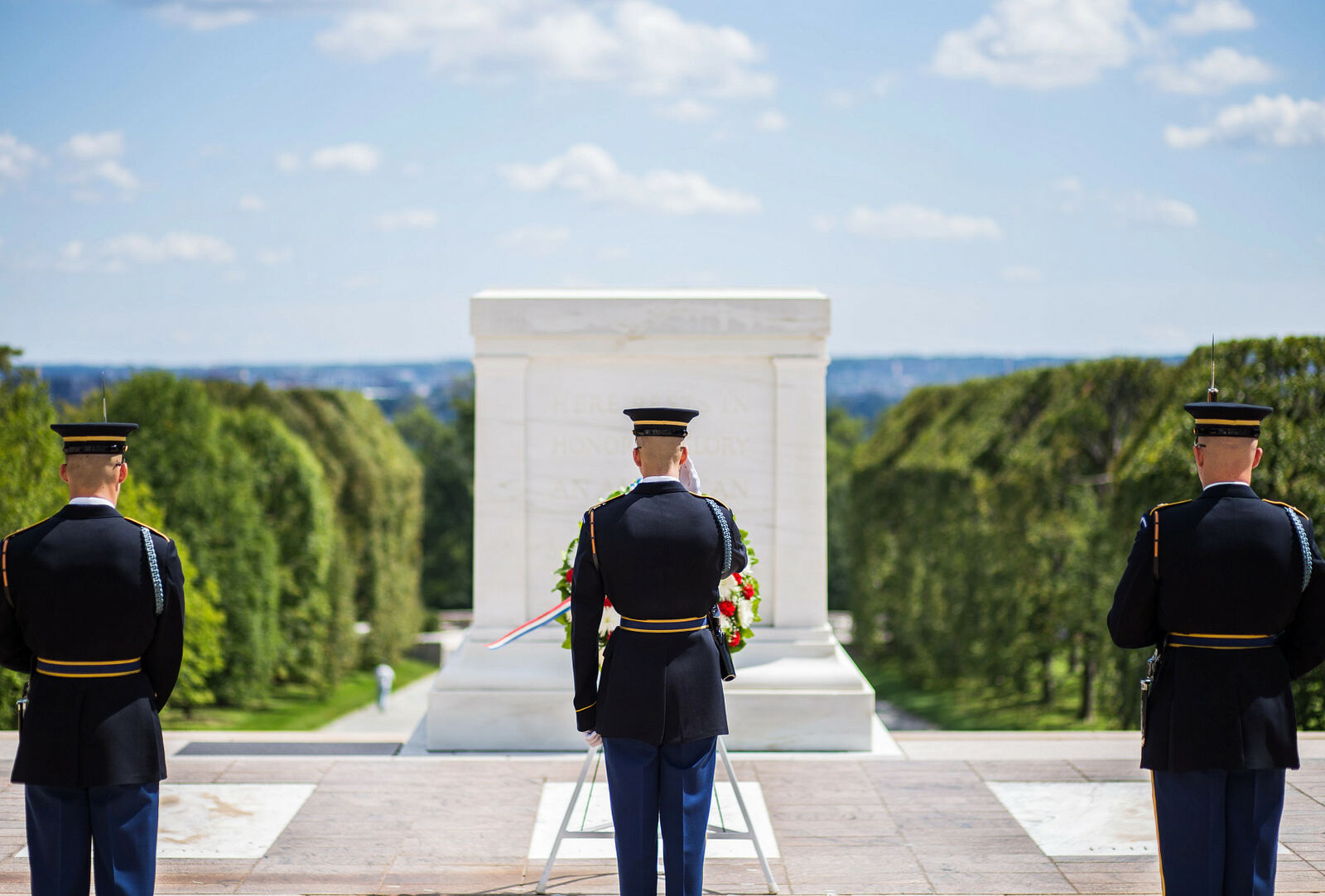 Honor guard at the Tomb of the Unknown Soldier, Arlington