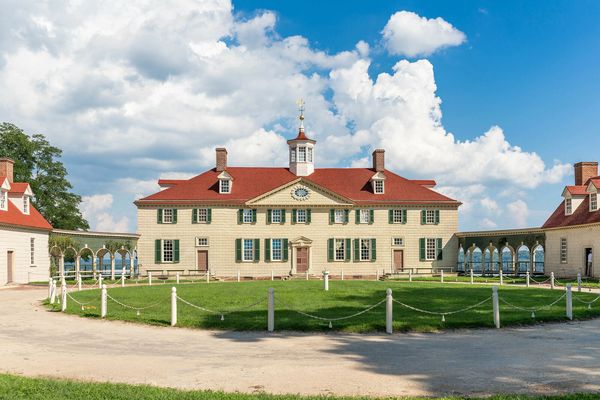 The mansion at Mount Vernon