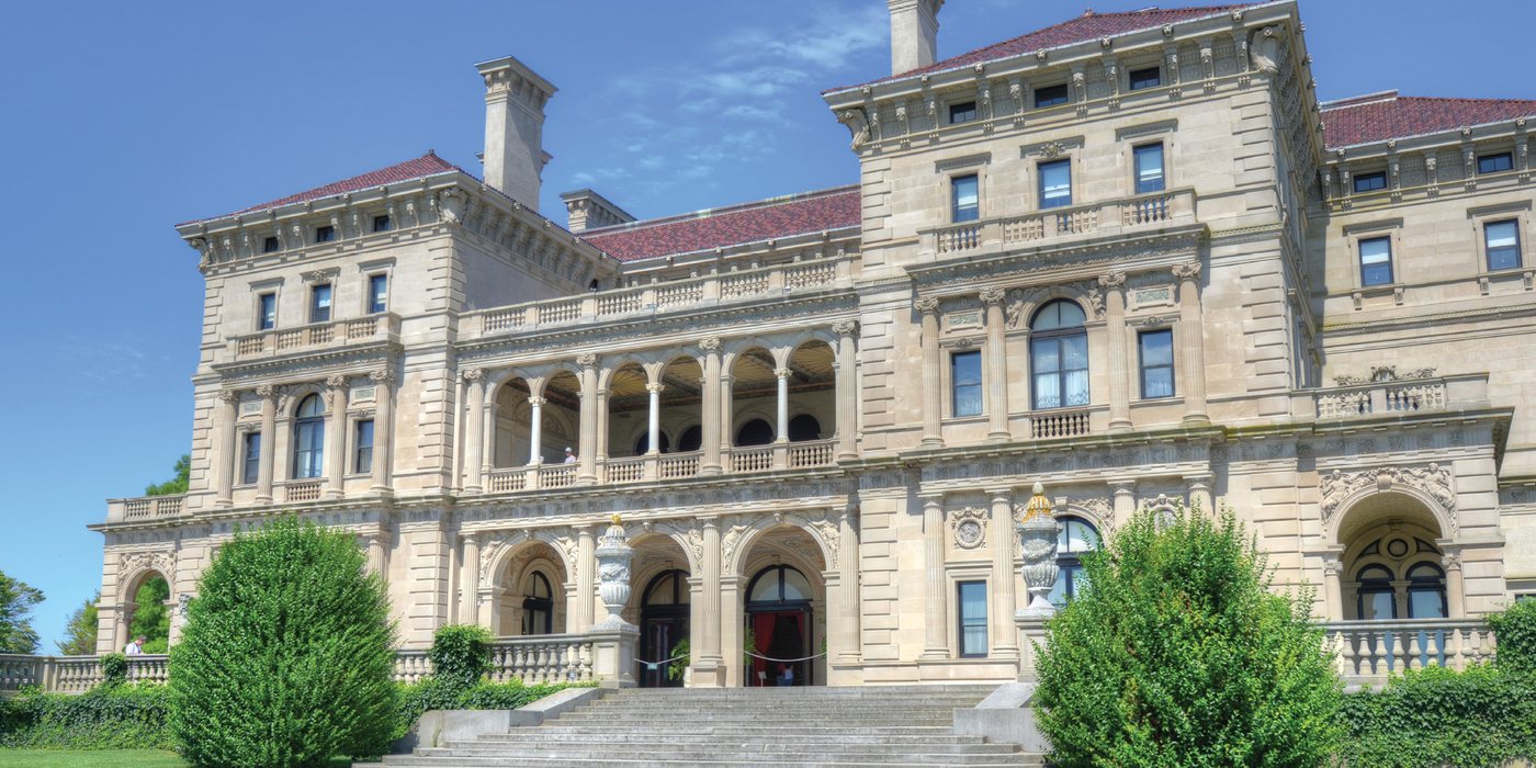 The Breakers mansion in Newport, Rhode Island