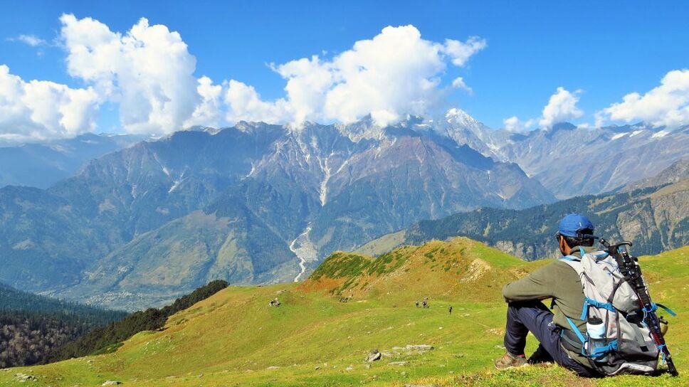 Mountain trekking
