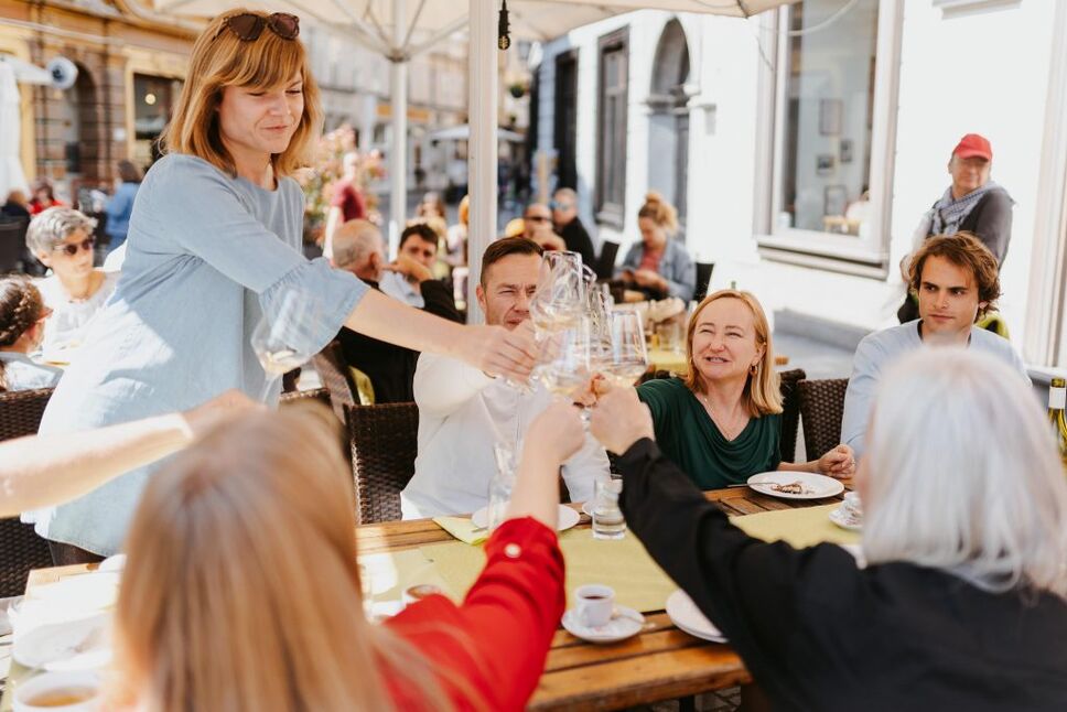 cheers outside
