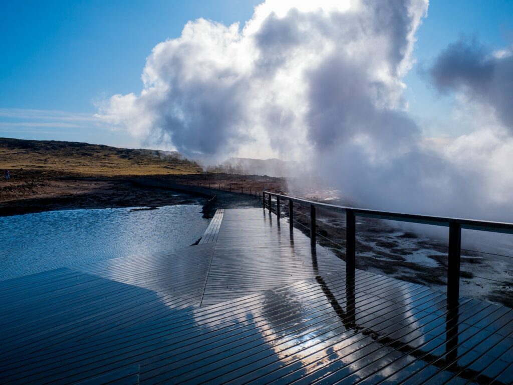Iceland geothermal baths