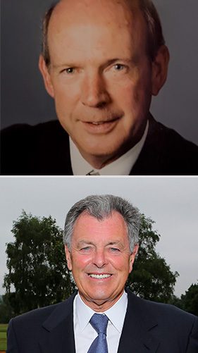 Larry Nelson and Bernard Gallacher, Ryder Cup golf legends