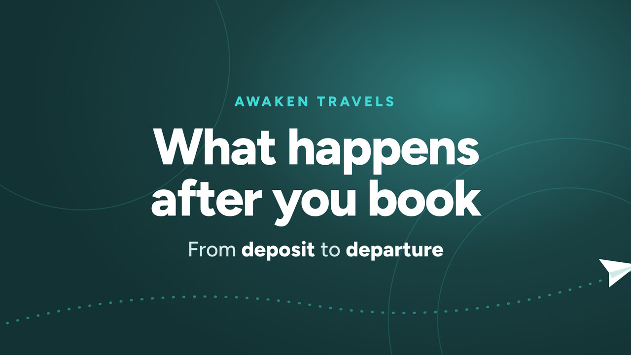 What happens after you book