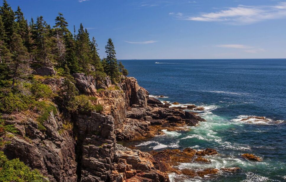 Acadia National Park where you can watch the sun's first rays hit the United States. Photo: Peter Rintels via flickr