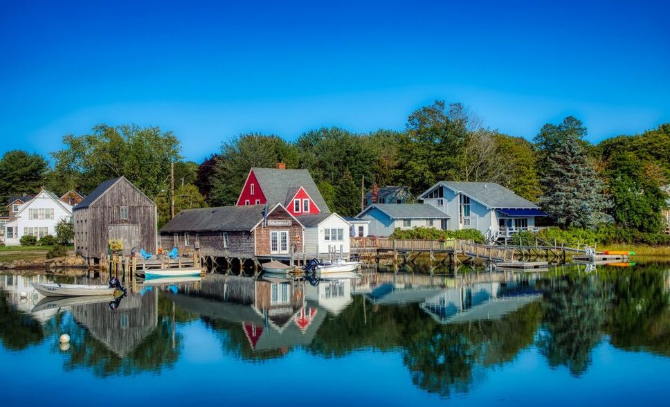 Kennenbunkpork, Maine with small-town vibes and excellent seafood is great in September.