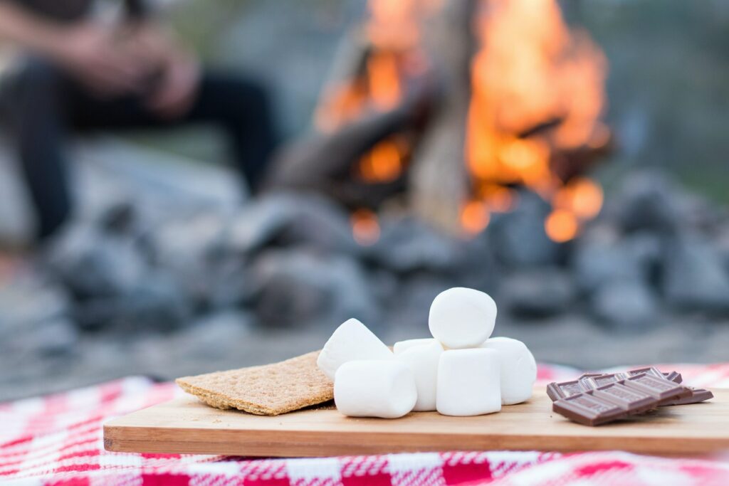 camping s'mores