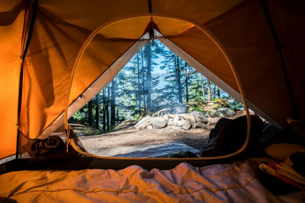 tent camping