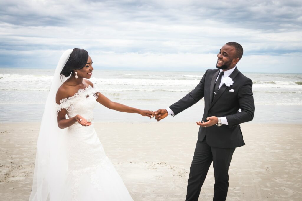 Beach couple